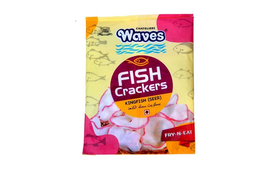 Chateliers Waves Fish Crackers Kingfish (SEER)   Pack  100 grams